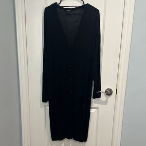 torrid Black V-Neck Button Cardigan